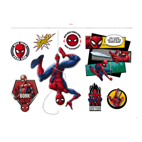 Τατουάζ τοίχου - Spider-Man Web Head - Μέγεθος 100 x 70 cm