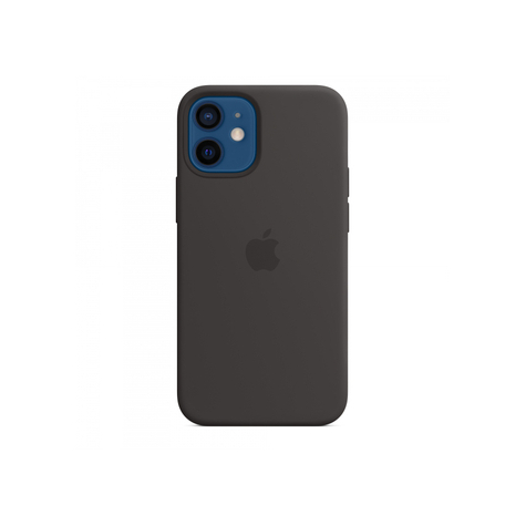 θήκη σιλικόνης apple iphone 12 mini με magsafe μαύρο