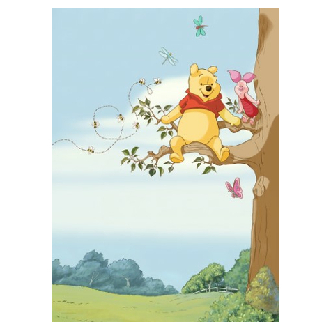 Χαρτί φωτογραφία ταπετσαρία - Winnie the Pooh Tree - Μέγεθος 184 x 254 cm