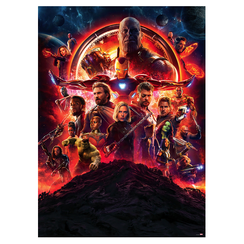 Χαρτί φωτογραφία ταπετσαρία - Αφίσα ταινίας Avengers Infinity War - Μέγεθος 184 x 254 cm