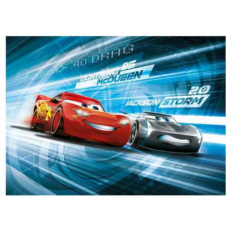 Χαρτί φωτογραφία ταπετσαρία - Cars3 Simulation - Μέγεθος 254 x 184 cm