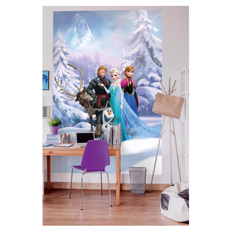 Χαρτί φωτογραφία ταπετσαρία - Παγωμένη χειμερινή χώρα - Μέγεθος 184 x 254 cm