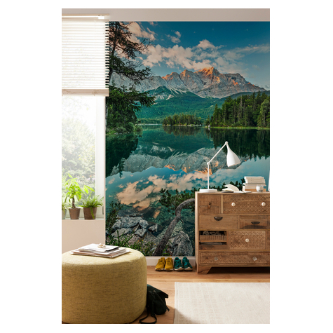 Χαρτί φωτογραφία ταπετσαρία - Λίμνη καθρέφτη - Μέγεθος 184 x 254 cm