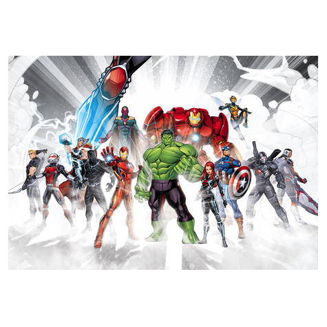 Χαρτί φωτογραφία ταπετσαρία - Avengers Unite - Μέγεθος 368 x 254 cm