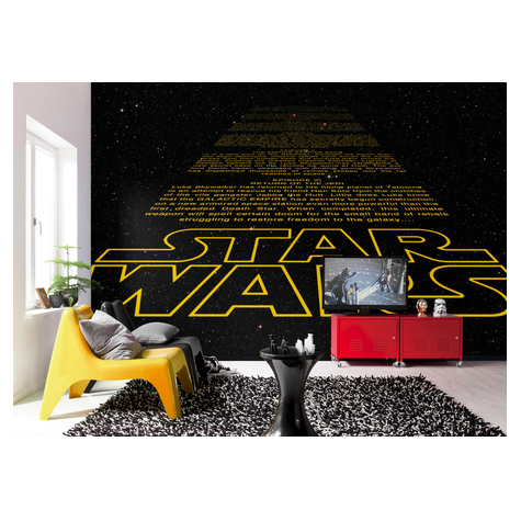 Χαρτί φωτογραφία ταπετσαρία - Star Wars Intro - Μέγεθος 368 x 254 cm