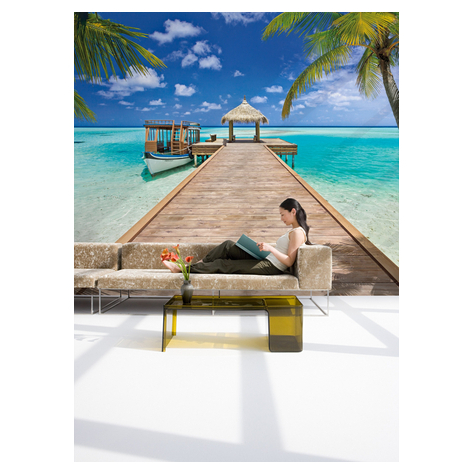 Χαρτί φωτογραφία ταπετσαρία - Beach Resort - Μέγεθος 368 x 254 cm