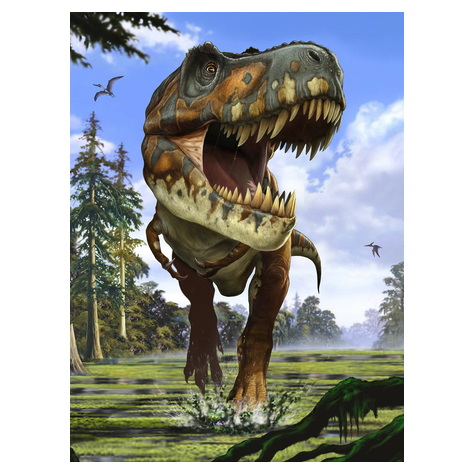 Μη υφασμένη ταπετσαρία φωτογραφιών - Τυραννόσαυρος Rex - μέγεθος 184 x 248 cm