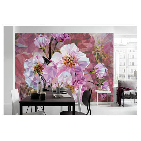 Μη υφασμένη ταπετσαρία φωτογραφιών - Blooming Gems - Μέγεθος 368 x 248 cm