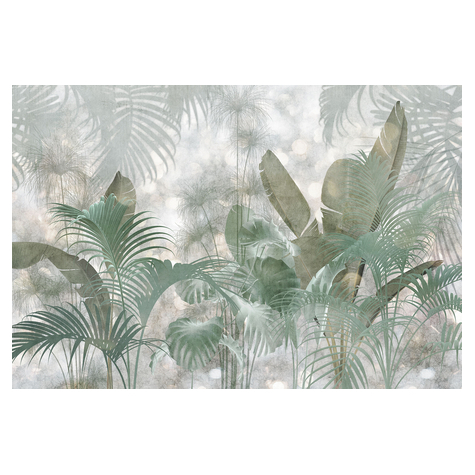 Μη υφασμένη ταπετσαρία φωτογραφιών - Paillettes Tropicales - μέγεθος 368 x 248 cm