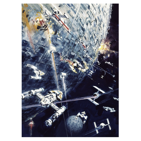 Μη υφασμένη ταπετσαρία φωτογραφιών - Star Wars Classic Dogfight - μέγεθος 200 x 275 cm