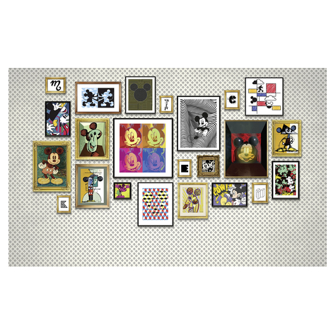 Μη υφασμένη ταπετσαρία φωτογραφιών - Mickey Art Collection - μέγεθος 400 x 250 cm