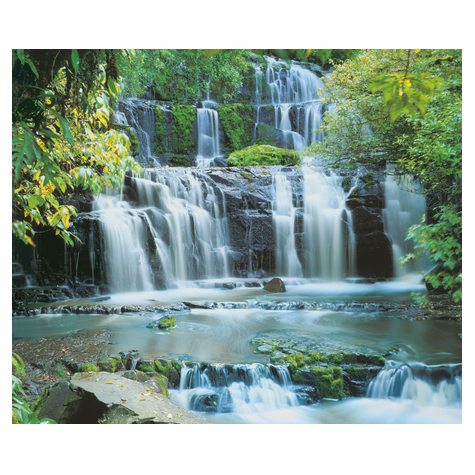 Μη υφασμένη ταπετσαρία φωτογραφιών - Pura Kaunui Falls - Μέγεθος 300 x 250 cm