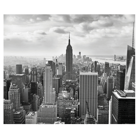 Μη υφασμένη ταπετσαρία φωτογραφιών - NYC Μαύρο και Λευκό - Μέγεθος 300 x 250 cm
