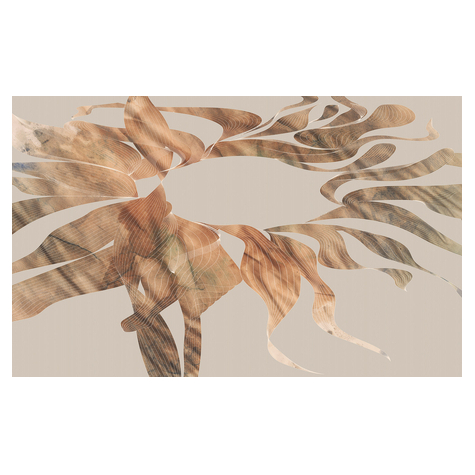 Μη υφασμένη ταπετσαρία φωτογραφιών - Φθινοπωρινά φύλλα - Μέγεθος 400 x 250 cm