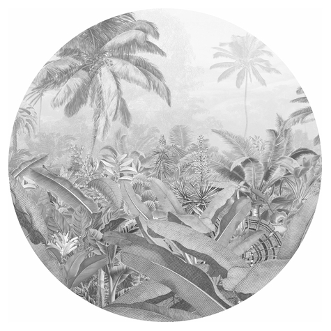 Αυτοκόλλητη Μη υφασμένη ταπετσαρία φωτογραφιών/τατουάζ τοίχου - Amazonian Spirit - μέγεθος 125 x 125 cm