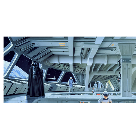 Μη υφασμένη ταπετσαρία φωτογραφιών - Star Wars Classic RMQ Stardestroyer Deck - Μέγεθος 500 x 250 cm