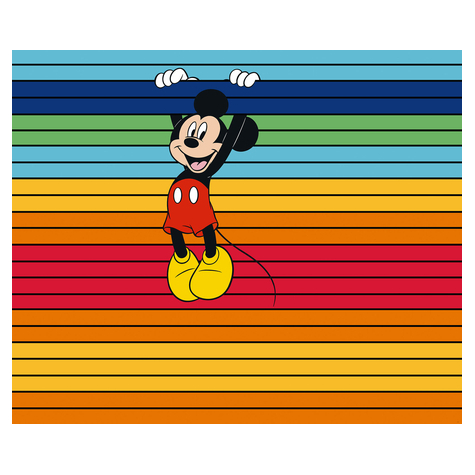 Μη υφασμένη ταπετσαρία φωτογραφιών - Mickey Magic Rainbow - μέγεθος 300 x 250 cm