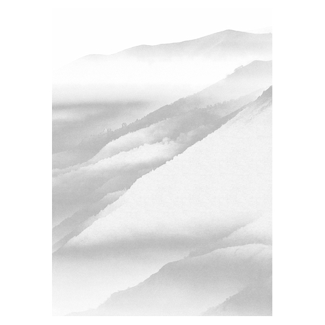 Μη υφασμένη ταπετσαρία φωτογραφιών - Λευκός θόρυβος στο βουνό - Μέγεθος 200 x 280 cm
