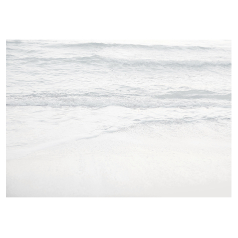 Μη υφασμένη ταπετσαρία φωτογραφιών - Silver Beach - Μέγεθος 400 x 280 cm