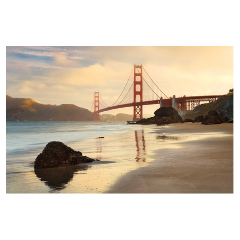 Μη υφασμένη ταπετσαρία φωτογραφιών - Golden Gate - μέγεθος 400 x 260 cm
