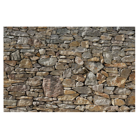 Μη υφασμένη ταπετσαρία φωτογραφιών - Stone Wall - μέγεθος 400 x 260 cm