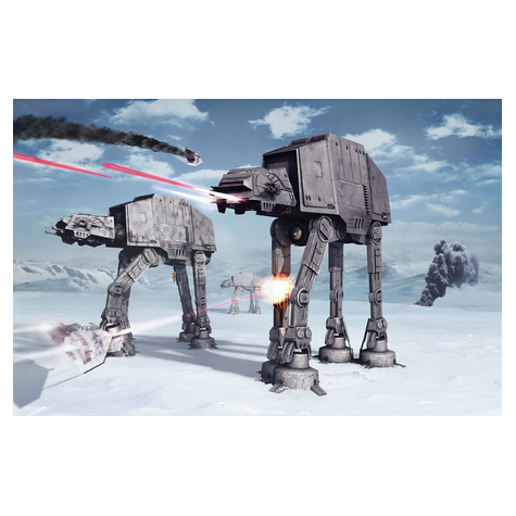 Μη υφασμένη ταπετσαρία φωτογραφιών - STAR WARS Battle of Hoth - μέγεθος 400 x 260 cm