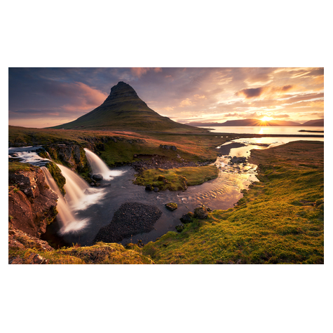 Μη υφασμένη ταπετσαρία φωτογραφιών - Καλημέρα στα ισλανδικά - μέγεθος 400 x 250 cm