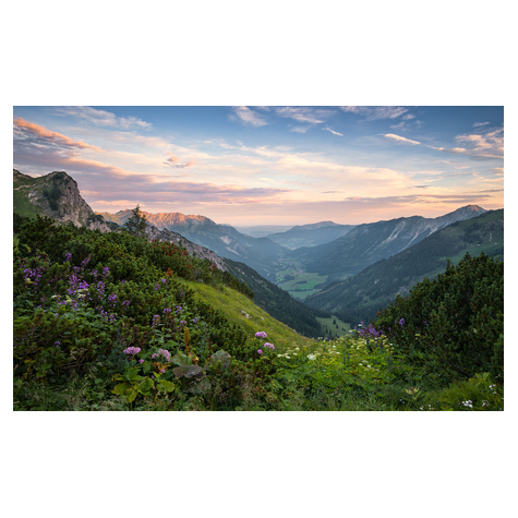 Μη υφασμένη ταπετσαρία φωτογραφιών - Allgäu High Alps Nature Park - μέγεθος 450 x 280 cm