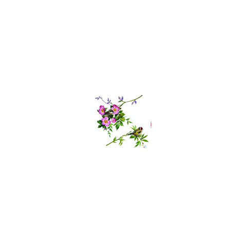 Αυτοκόλλητο παραθύρου - Ανοιξιάτικος πυρετός - Μέγεθος 31 x 31 cm
