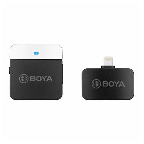 Boya 2.4 Ghz Ασύρματο μικρόφωνο ισοπαλίας BY-M1LV-D για iOS