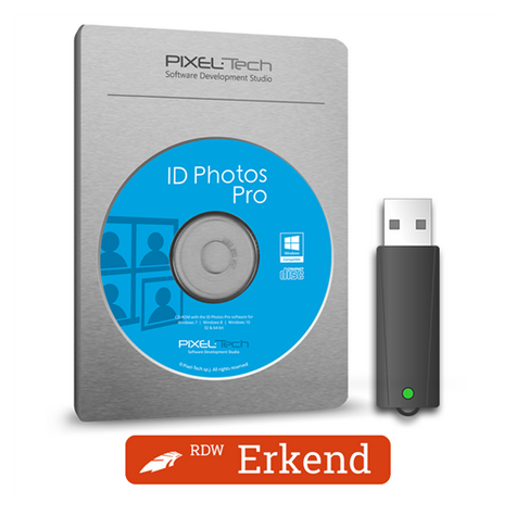 Λογισμικό εικόνας διαβατηρίου IdPhotos Pro σε dongle