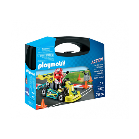 Playmobil Action - Θήκη μεταφοράς Go-Cart Racer (9322)