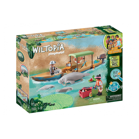 Playmobil Wiltopia - Ταξίδι με σκάφος στις λίμνες (71010)