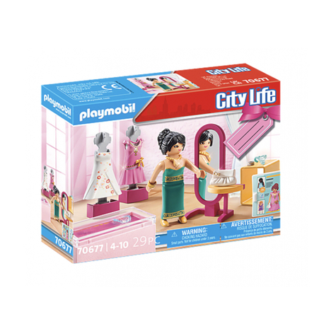 Playmobil City Life - Εορταστική μπουτίκ μόδας (70677)