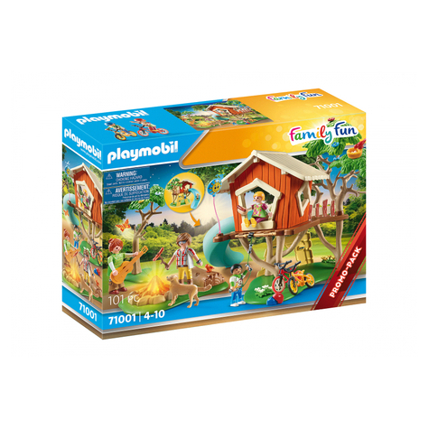 Playmobil Family Fun - Δεντρόσπιτο περιπέτειας με τσουλήθρα (71001)