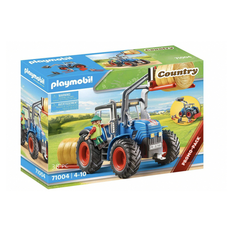 Τρακτέρ Playmobil Country - Gror με αξεσουάρ και κοτσαδόρο (71004)