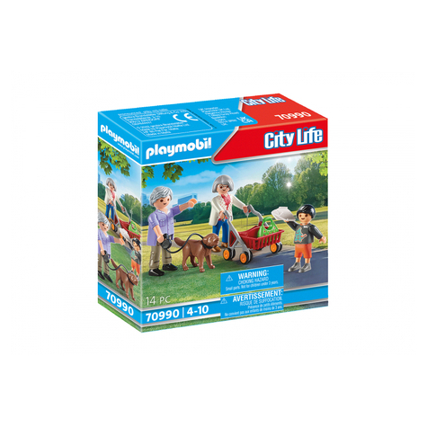 Playmobil City Life - Παππούδες και γιαγιάδες με εγγονό (70990)