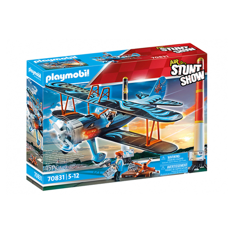 Playmobil Air Stuntshow - Διπλάνο Phix (70831)