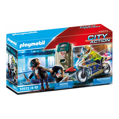 Playmobil City Action - Αστυνομική μοτοσικλέτα (70572)