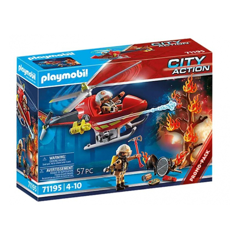 Playmobil City Action - Ελικόπτερο της Πυροσβεστικής (71195)
