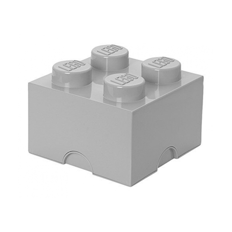Τουβλάκι αποθήκευσης LEGO 4 ΓΚΡΙ (40031740)