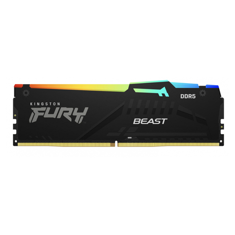 Kingston Fury Beast Black RGB 32GB DDR5 5200MT/s CL36 DIMM KF552C36BBEA-32