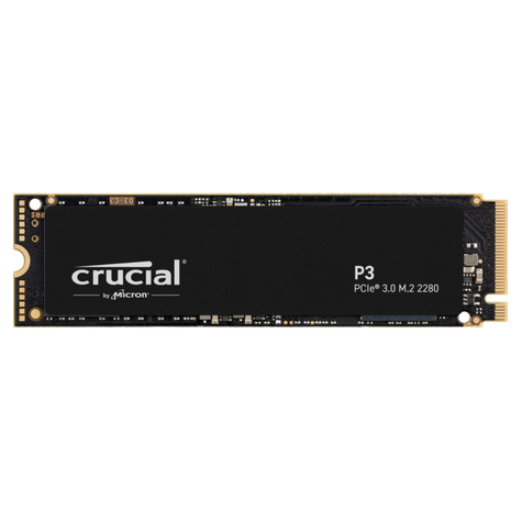 Crucial P3 4000GB 3D NAND NVME PCIE M.2 - Στερεός δίσκος - CT4000P3SSD8