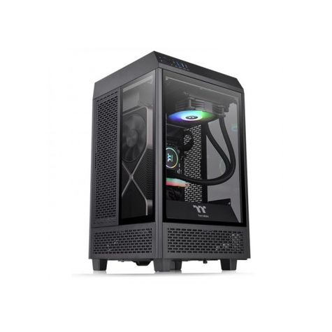 Thermaltake PC Chassis The Tower 100 Μαύρο - CA-1R3-00S1WN-00