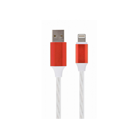 CableXpert Καλώδιο φόρτισης και δεδομένων USB 8 ακίδων με φωτεινή ένδειξη LED - CC-USB-8PLED-1M