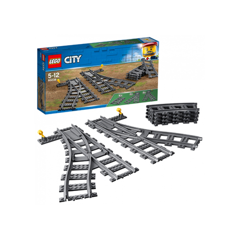 LEGO City - Σιδηροδρομικές γραμμές, 8 τεμάχια (60238)