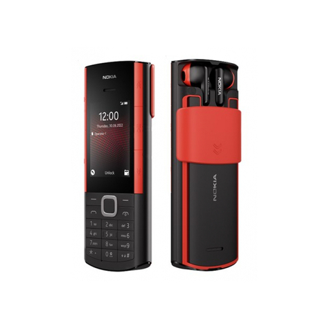 Nokia 5710 Xpress Audio Μαύρο χαρακτηριστικό τηλέφωνο NO5710-S4G