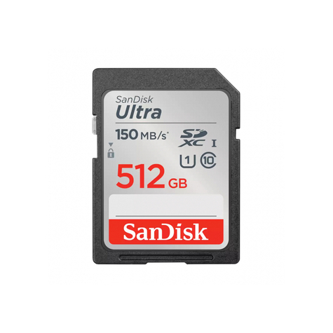 SanDisk Ultra 512GB SDXC 150MB/s εκτεταμένης χωρητικότητας SDSDUNC-512G-GN6IN