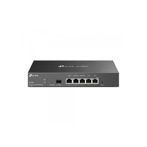 TP-LINK Ethernet WAN - Gigabit Ethernet - Μαύρο TL-ER7206