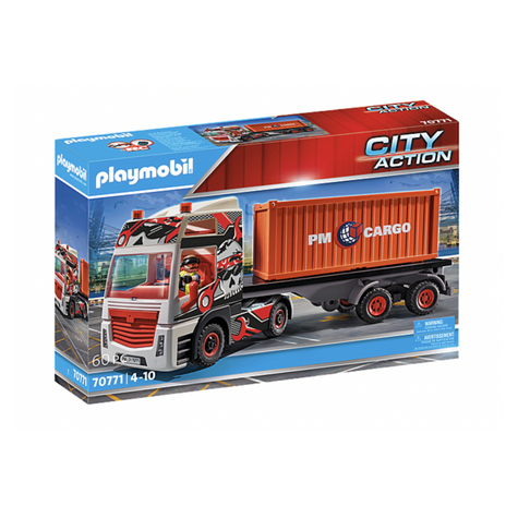 Playmobil City Action - Φορτηγό με ρυμουλκούμενο (70771)